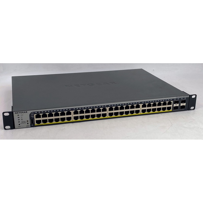 NETGEAR GS752TPv2, 48-Port Gigabit PoE+ Smart Switch, 4 SFP, 1U