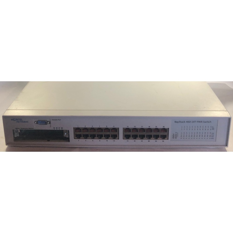 Nortel BayStack 460-24T-PWR 24-Port Power over Ethernet Switch- AL2001A20