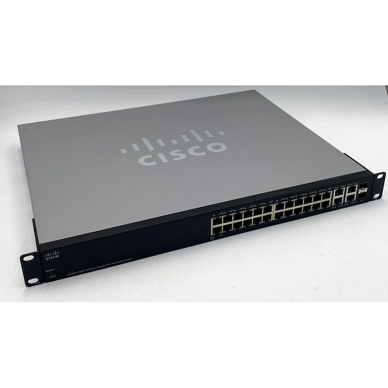 Cisco SG300-28MP 28-Port Gigabit Managed PoE+ Switch, 375W