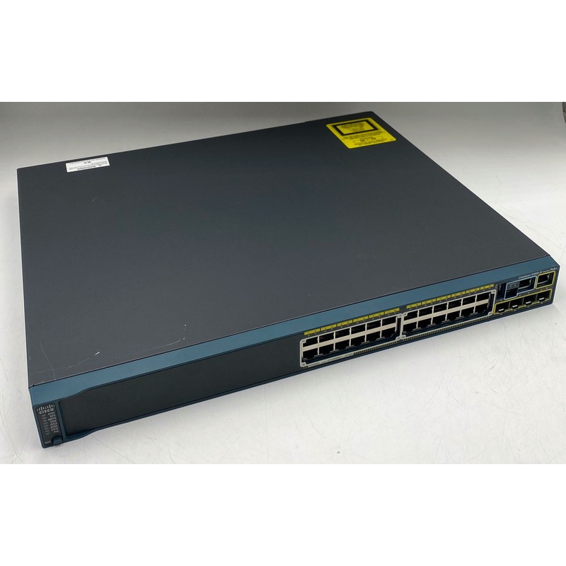 Cisco WS-C2960S-24PS-L 24-Port Gigabit PoE+ Ethernet Switch