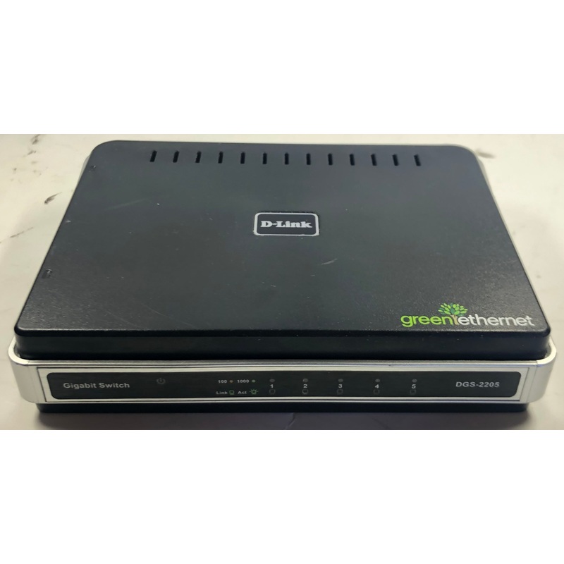 D-Link DGS-2205 5-Port Gigabit Desktop Switch