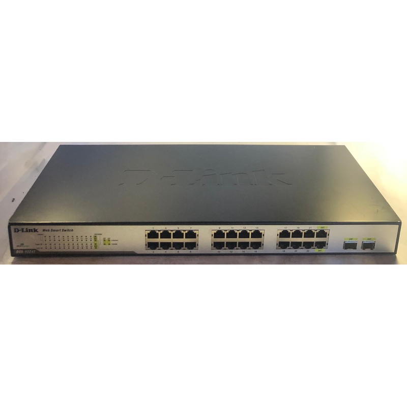 D-Link Web Smart 24-Port Gigabit Switch- DGS-1224T