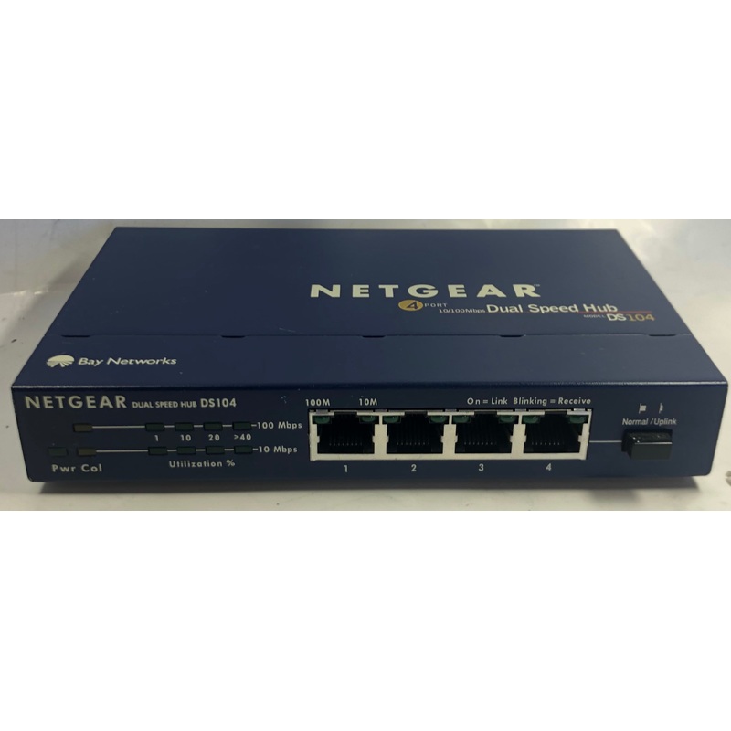 Netgear 4-Port Dual Speed Hub- DS104