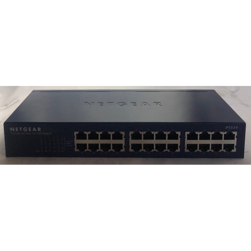 Netgear ProSafe 24-Port 10/100 Network Switch- JFS524