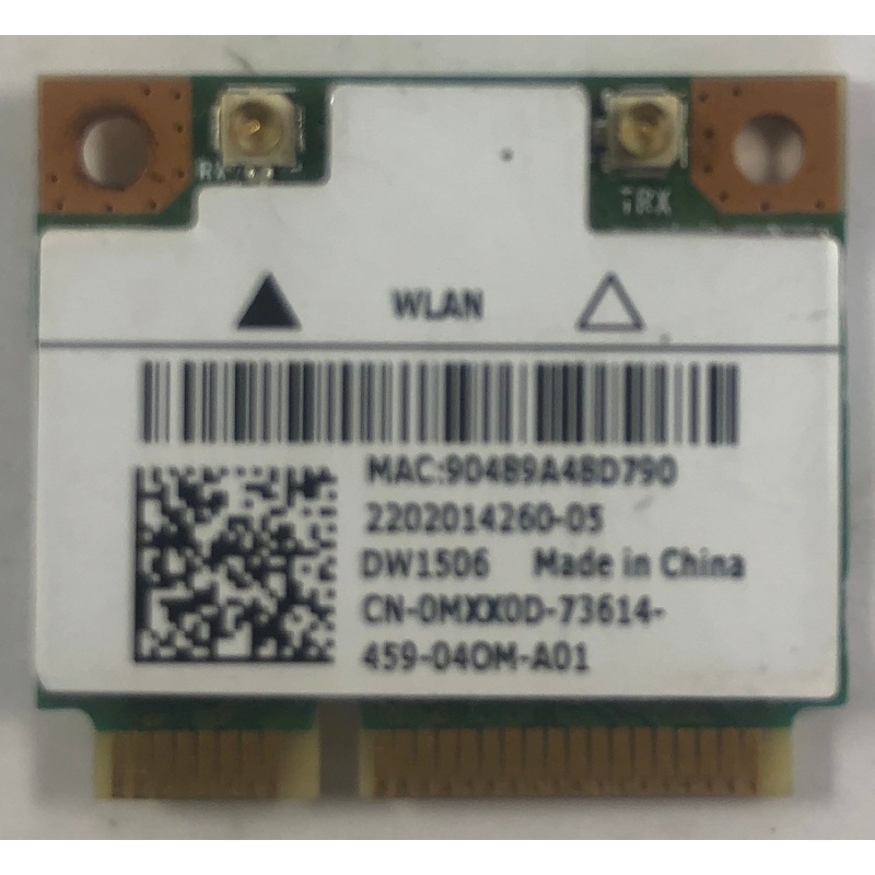 Dell Inspiron 660 Laptop DW1506 Half Mini PCI-e Wireless Adapter Card- MXX0D