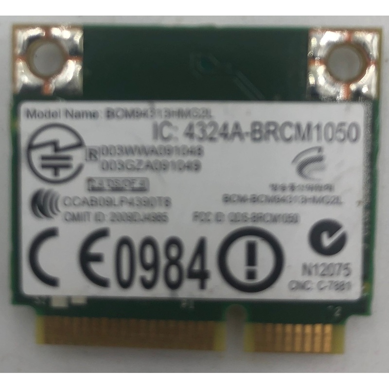 Dell Inspiron N5010 Laptop DW1501 WiFi Wireless Card- WHDPC