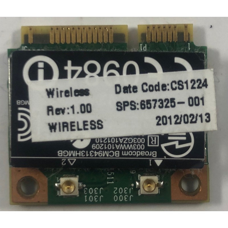 HP EliteBook 6930p Laptop BCM94313HMGB Wireless-N Mini PCI-e Bluetooth & Wireless Adapter Card- 657325-001