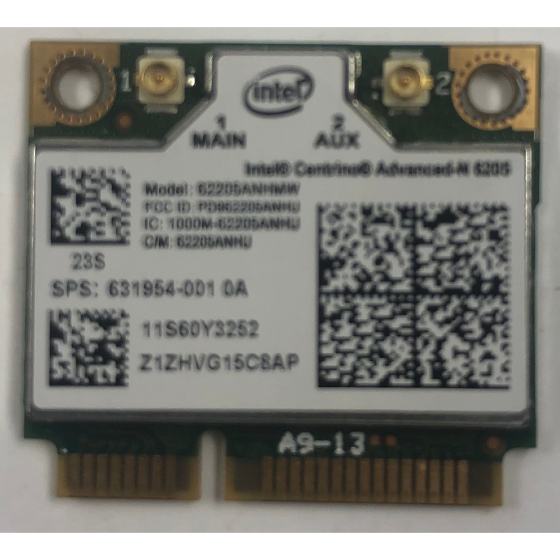 HP EliteBook 8460P Laptop Half Mini Pci-e Wireless WiFi Card- 631954-001
