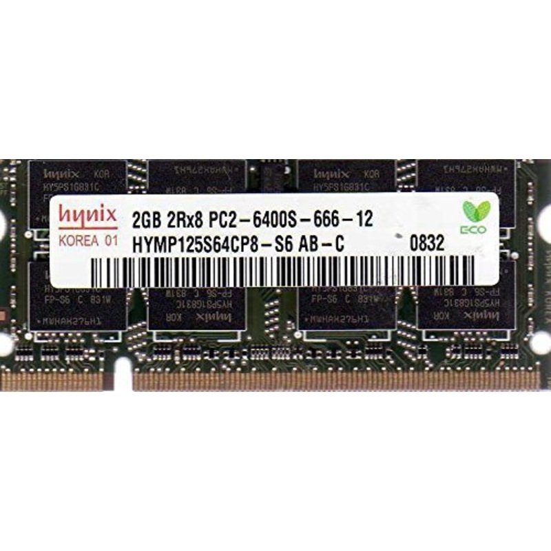 HP TouchSmart TX2 Laptop Memory 2GB PN HYMP125S64CP8-S6- 506061-001