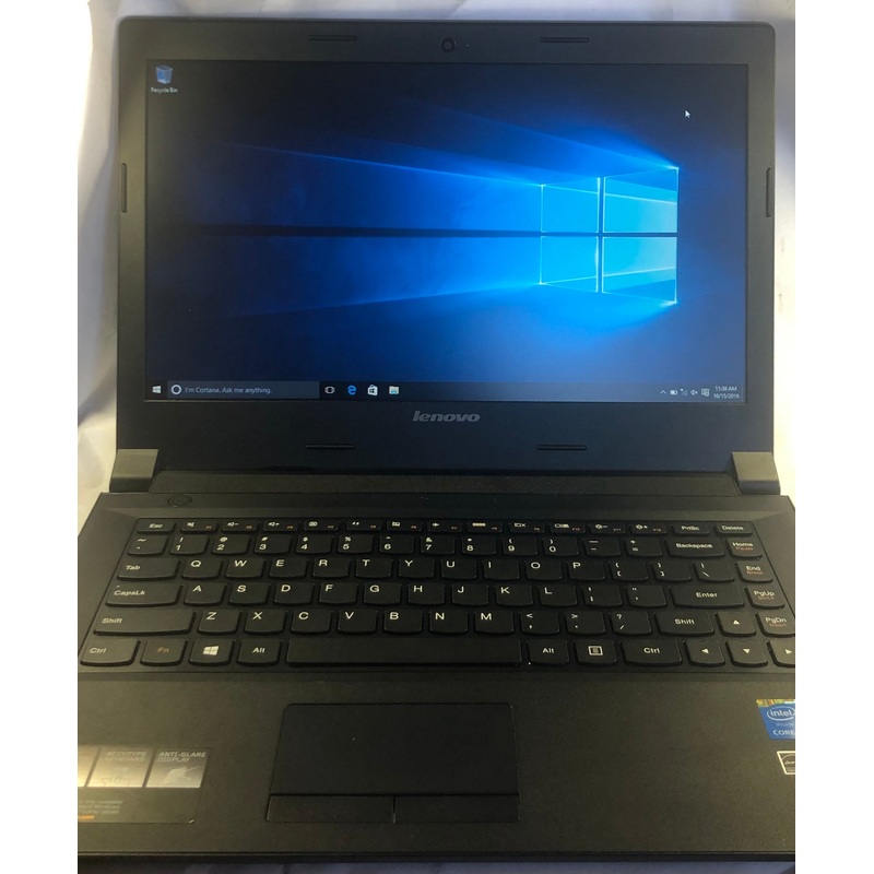 Lenovo B40-80 Laptop- 500GB HDD, 4GB RAM, Intel i3-4005U CPU, Windows 10 Pro