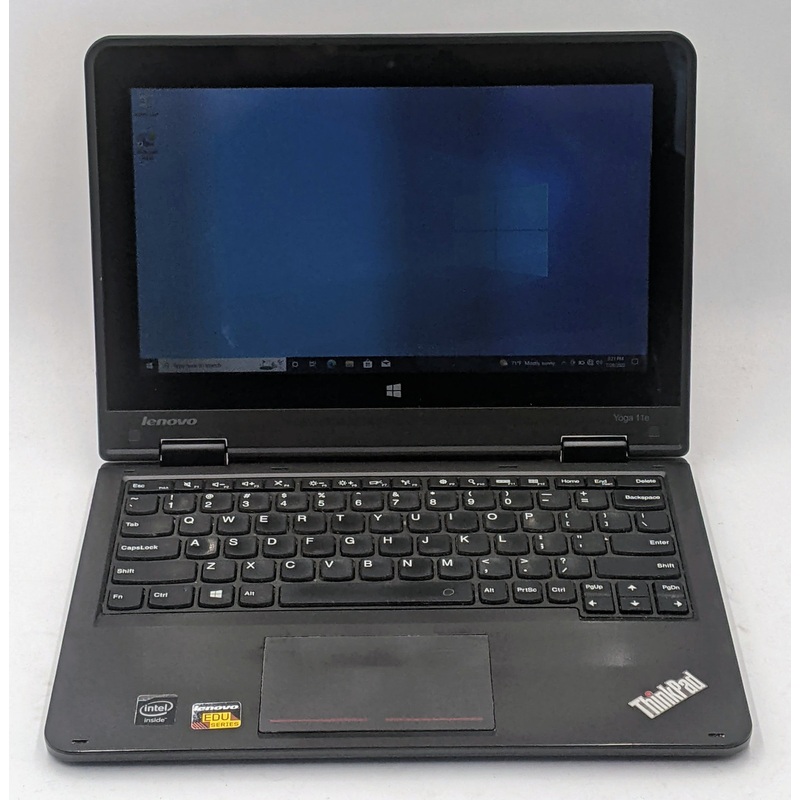 Lenovo ThinkPad Yoga 11e Laptop- 128GB SSD, 4GB RAM, N2940 CPU, Windows 10 Pro