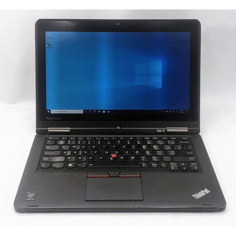 Lenovo ThinkPad Yoga 12 Laptop- 250GB SSD, 4GB RAM, Intel i5 CPU, Windows 10 Pro