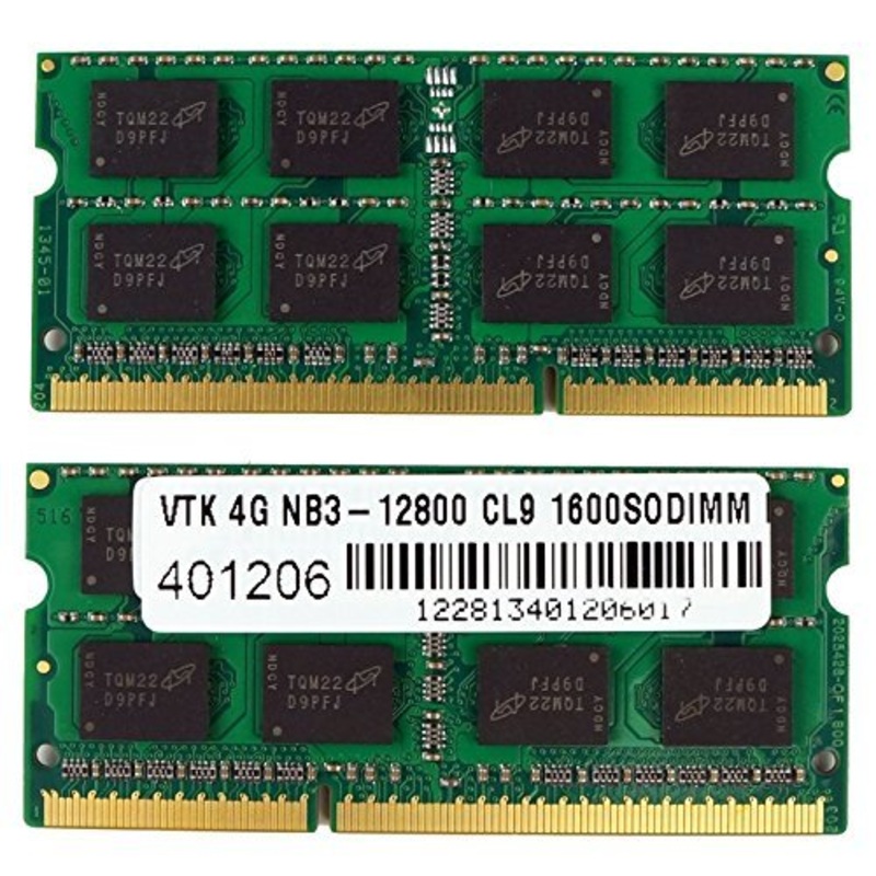 VisionTek 900455 8GB DDR3 Laptop RAM Memory Kit