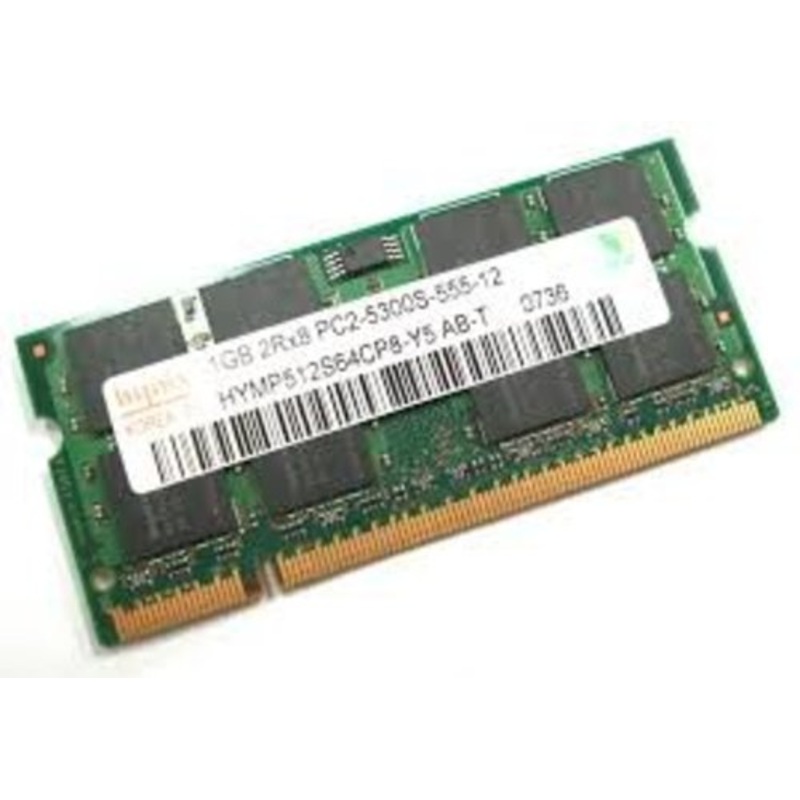 HP Compaq 2710P Laptop Memory 1GB PN HYMP512S64CP8-Y5- 395318-332