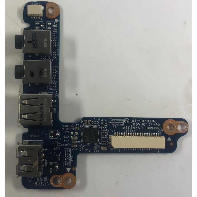 Dell Inspiron 1120 Laptop LS-6131P Dual USB Port Board- 5YNF1