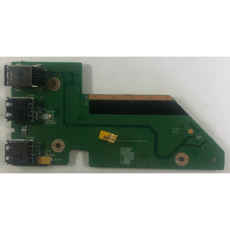 Dell Studio 1737 Laptop DA0GM3TH8D0 Power Button & Dual USB Port Board- NU327