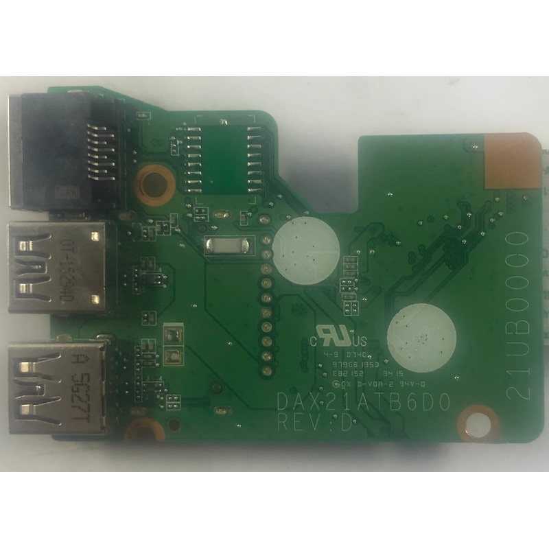 HP Pavilion 17-G Laptop DAX21ATB6D0 Card Reader & USB Port Board- 33X21UB0000