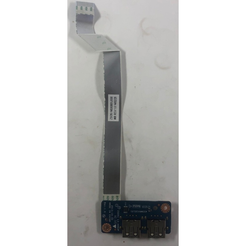 HP Pavilion TouchSmart 15 Notebook LS-A993P Dual USB Port Board- 455MKK32L01