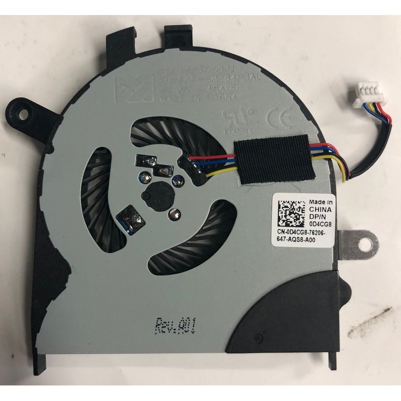 Dell Inspiron 13 Laptop FN0565-SP084P CPU Cooling Fan- D4CG8