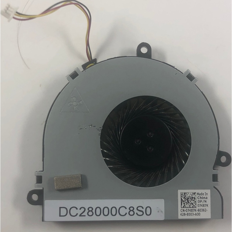 Dell Inspiron 17 Laptop DC28000C8S0 Cooling Fan- 74X7K
