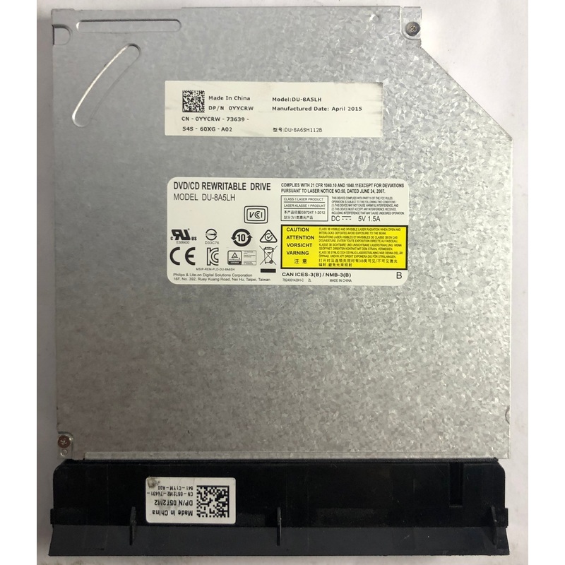 Dell Latitude E5540 Laptop DU-8A5LH DVD/CD Rewritable Drive- YYCRW