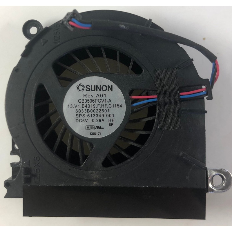 HP ProBook 6555b Laptop 6033B0022601 Cooling Fan- 613349-001