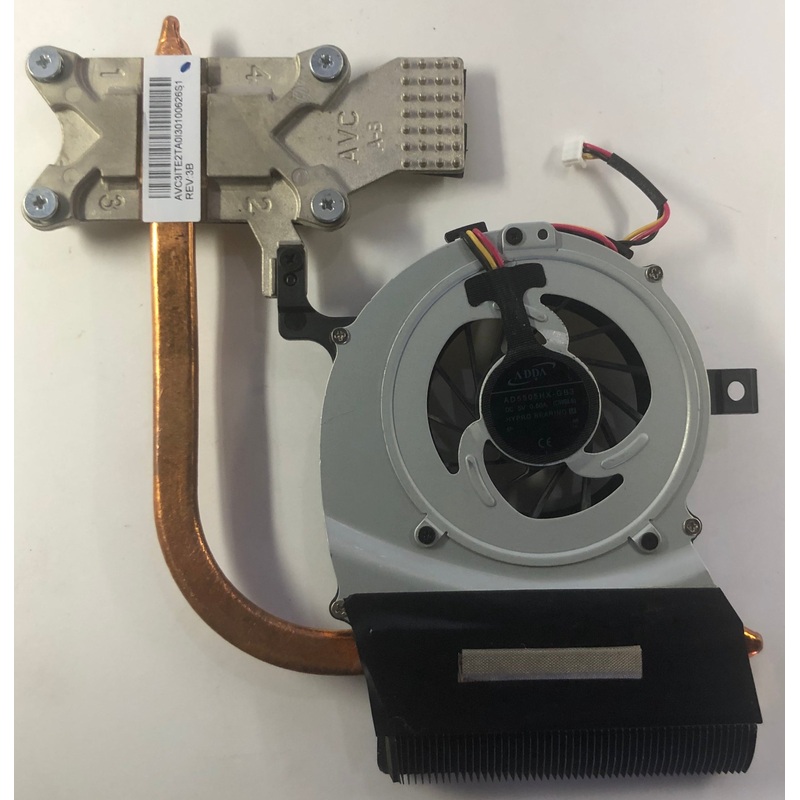 Toshiba Satellite L45 Laptop AD5505HX-GB3 Cooling Fan & Heatsink Assembly- 3ITE2TA0I301