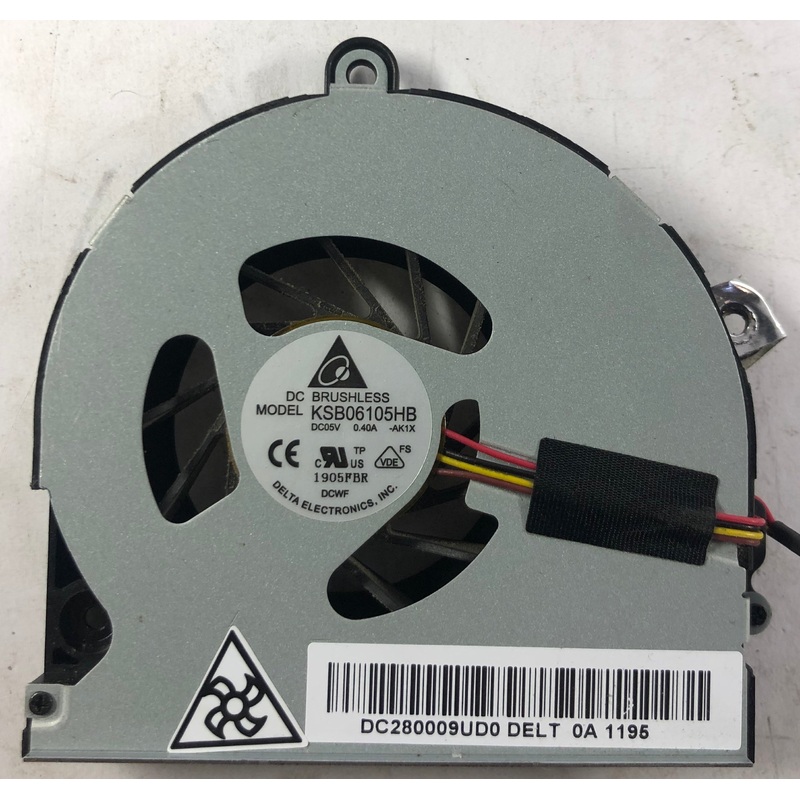 Toshiba Satellite P775 Laptop KSB06105HB Cooling Fan- DC280009UD0