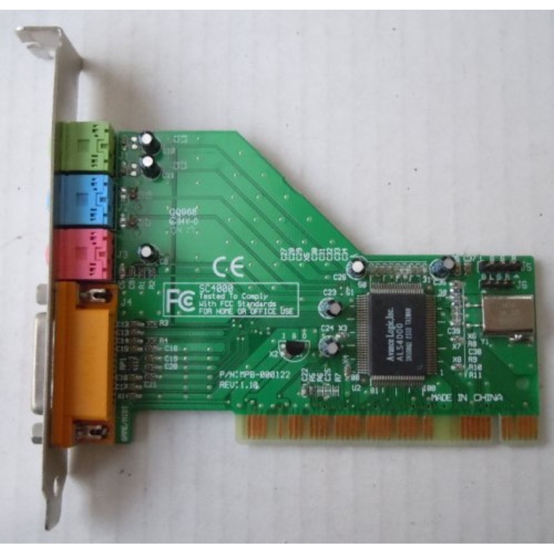 Advance Logic PCI Audio Sound Card- SC4000 MPB-000122