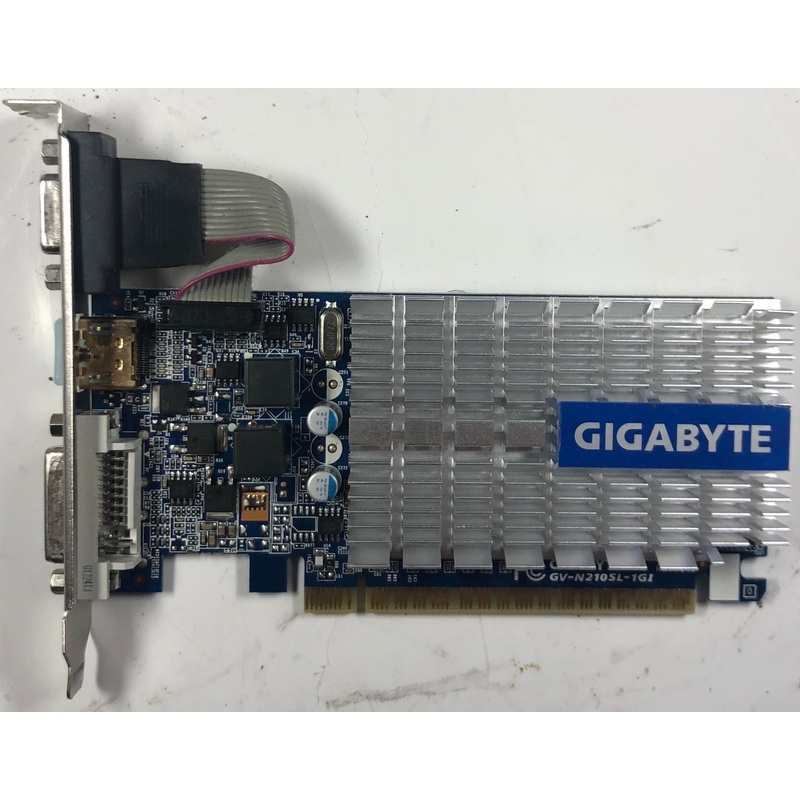 Gigabyte GeForce 210 1GB DDR3 PCI-E Graphics Card- GV-N210SL-1GI