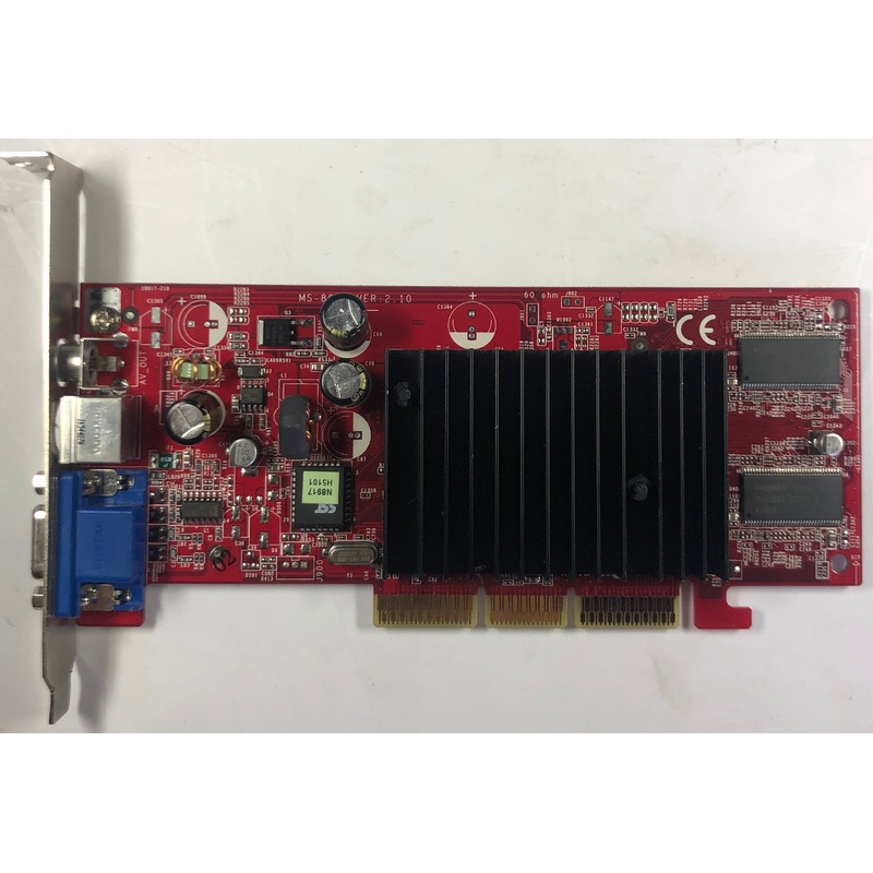 nVidia GeForce FX 5200 128MB AGP Graphics Card- MS-8917