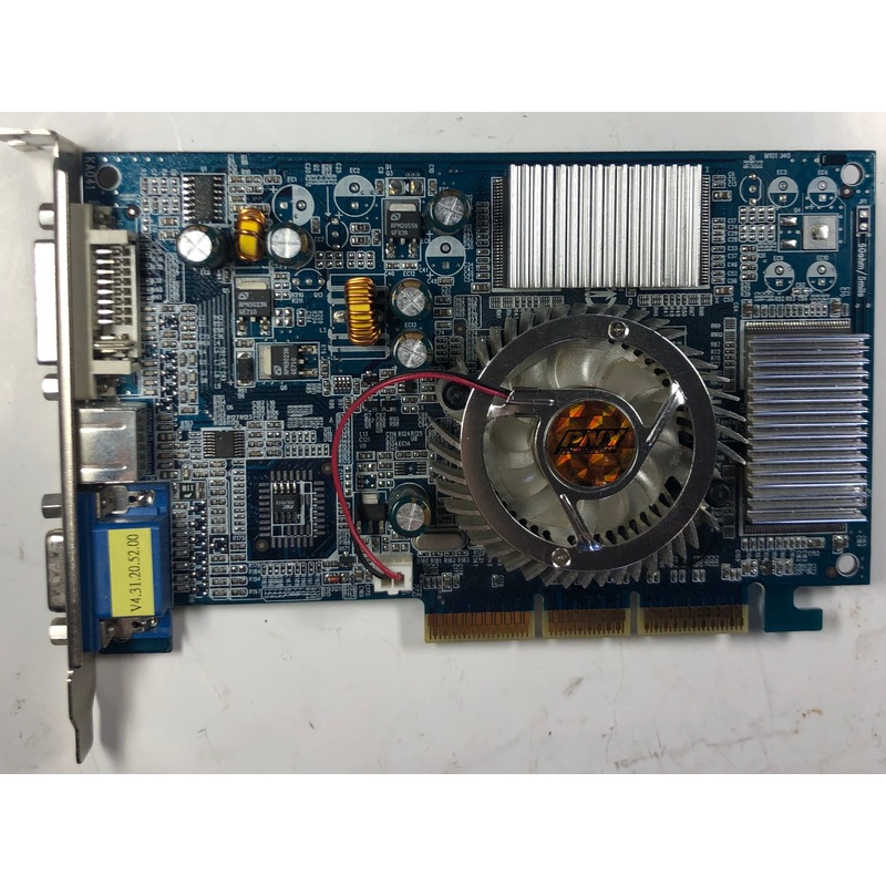 PNY Verto GeForce FX 5600 256MB DDR AGP Graphics Card- GF05600A8D25D-M