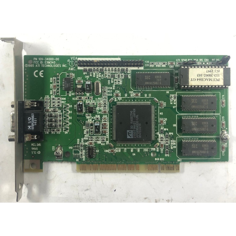 ATI 109-34000-00 PCI Video Card- 1023400202