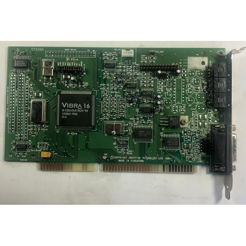 Creative Labs CT2260 Vibra16 Sound Blaster ISA Sound Card
