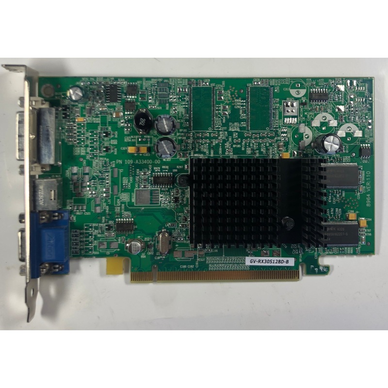 Gigabyte Radeon X300 SE 128MB PCI-E Graphics Card- GV-RX30S128D-B
