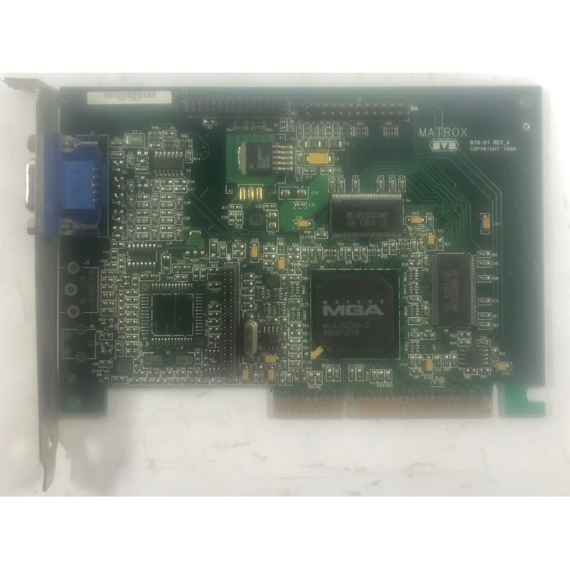 Matrox Millennium G200 8MB AGP Graphics Card- MGA-G200A-D