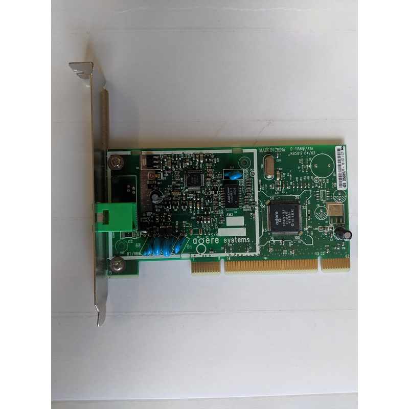Agere Systems Internal Modem Card D-1156I#/A1A KB5817 p/n 5188-1026