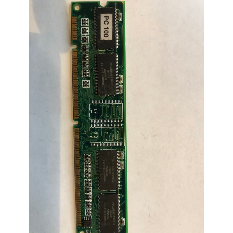 168 Pin SDRAM Toshiba PC100 B44156 9826kbd