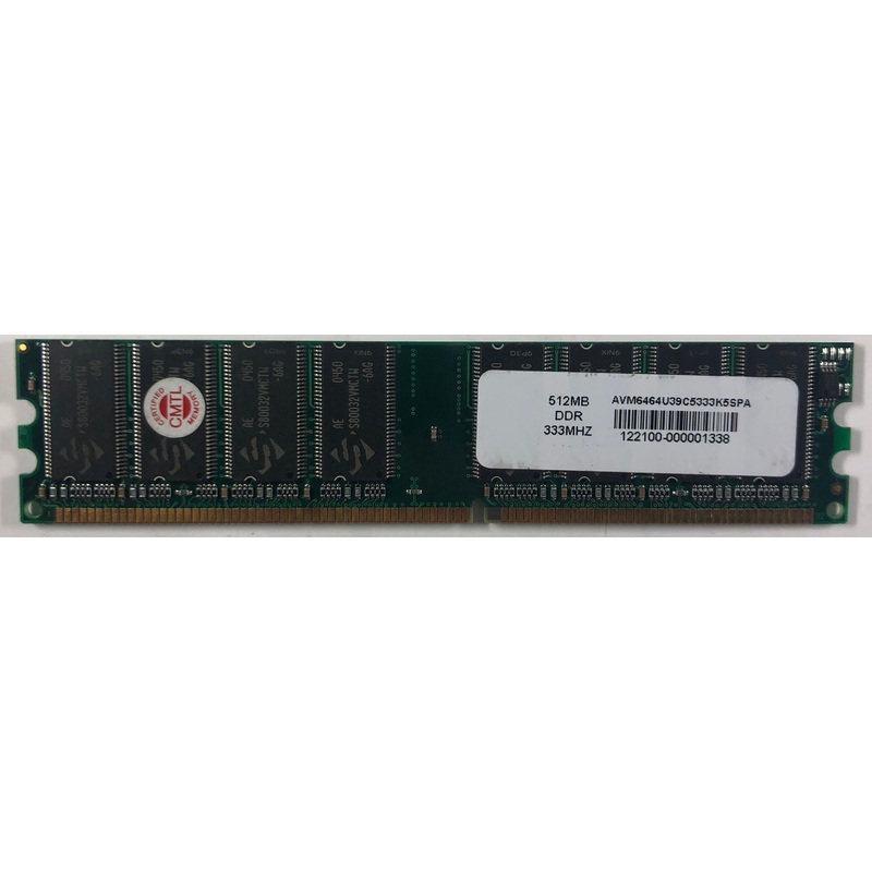 Avant AVM6464U39C5333K5-SPA 512MB DDR Desktop RAM Memory