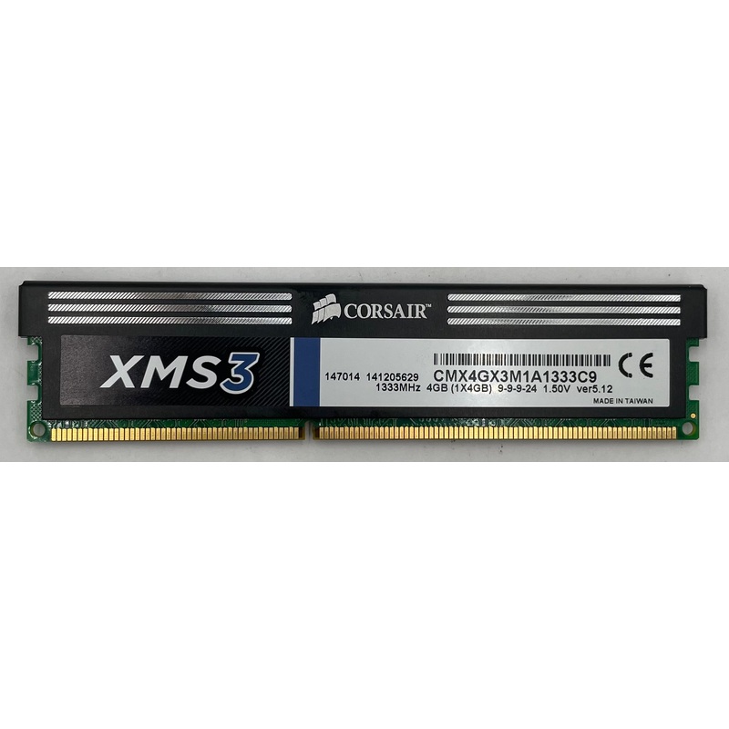 Corsair CMX4GX3M1A1333C9 4GB DDR3 Desktop RAM Memory