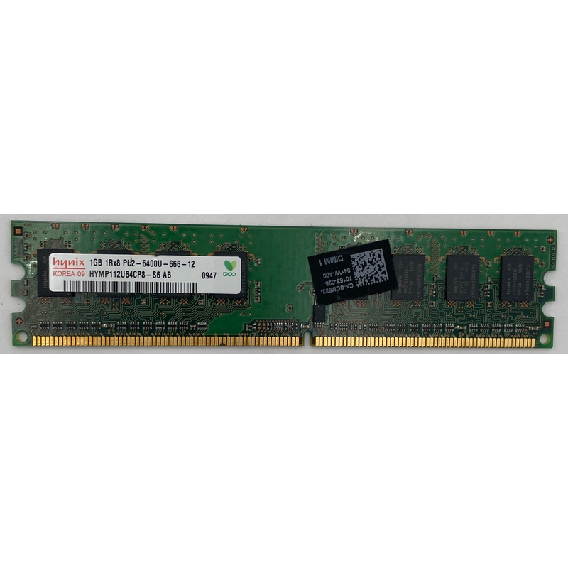 Hynix HYMP112U64CP8-S6AB 1GB DDR2 SDRAM Desktop RAM Memory