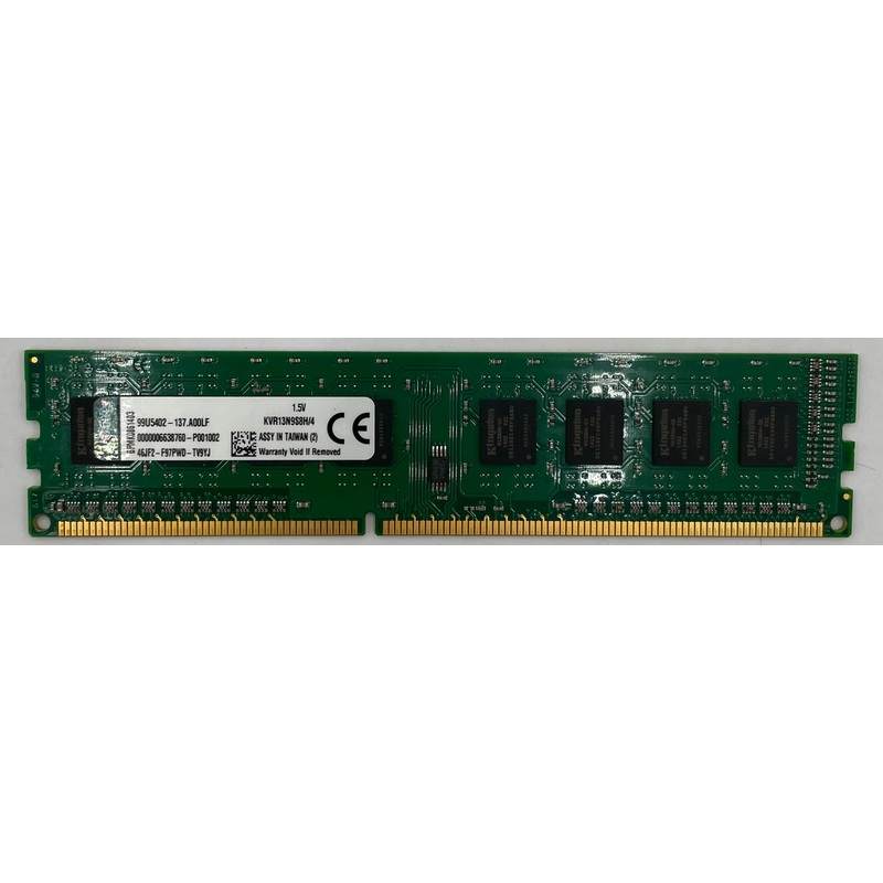 Kingston KVR13N9S8H/4 4GB DDR3 SDRAM Desktop RAM Memory