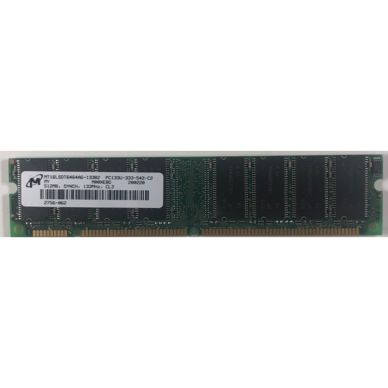 Micron MT16LSDT6464AG-133B2 512MB Desktop RAM Memory