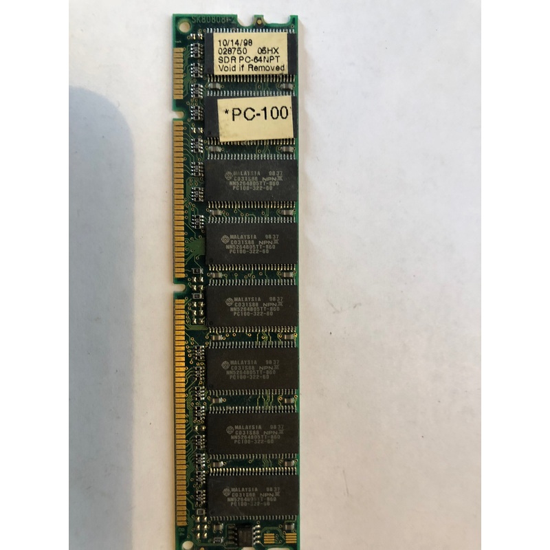 NPNX 168 PIN SDRAM PC100-322-60