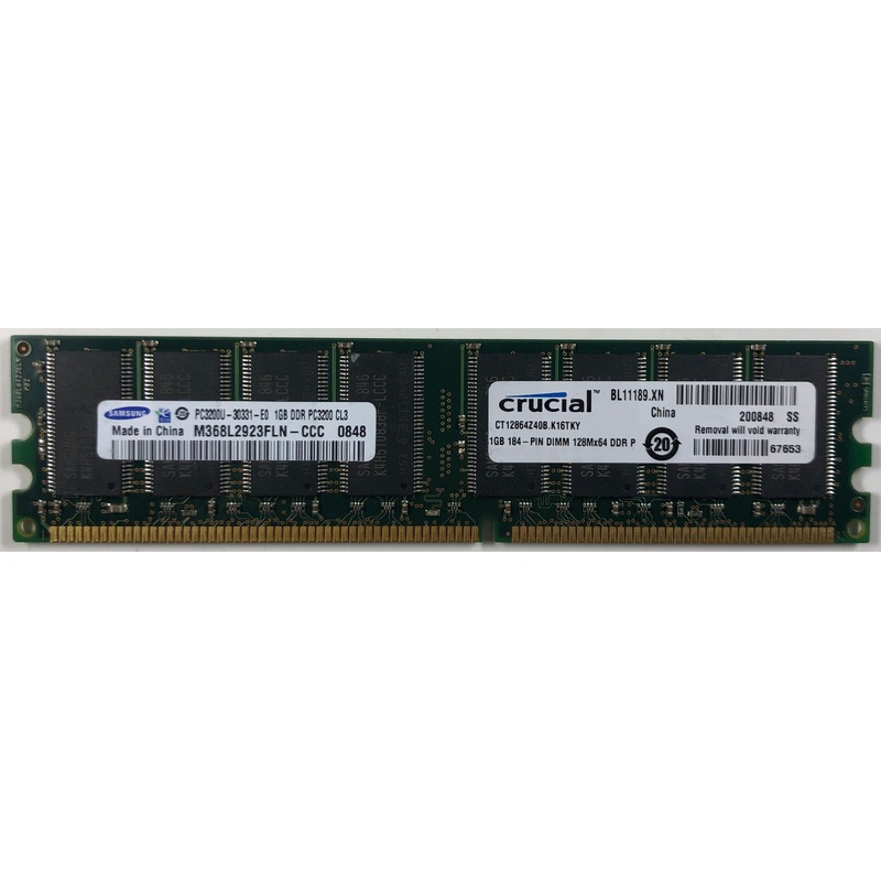 Samsung M368L2923FLN-CCC 1GB DDR Desktop RAM Memory