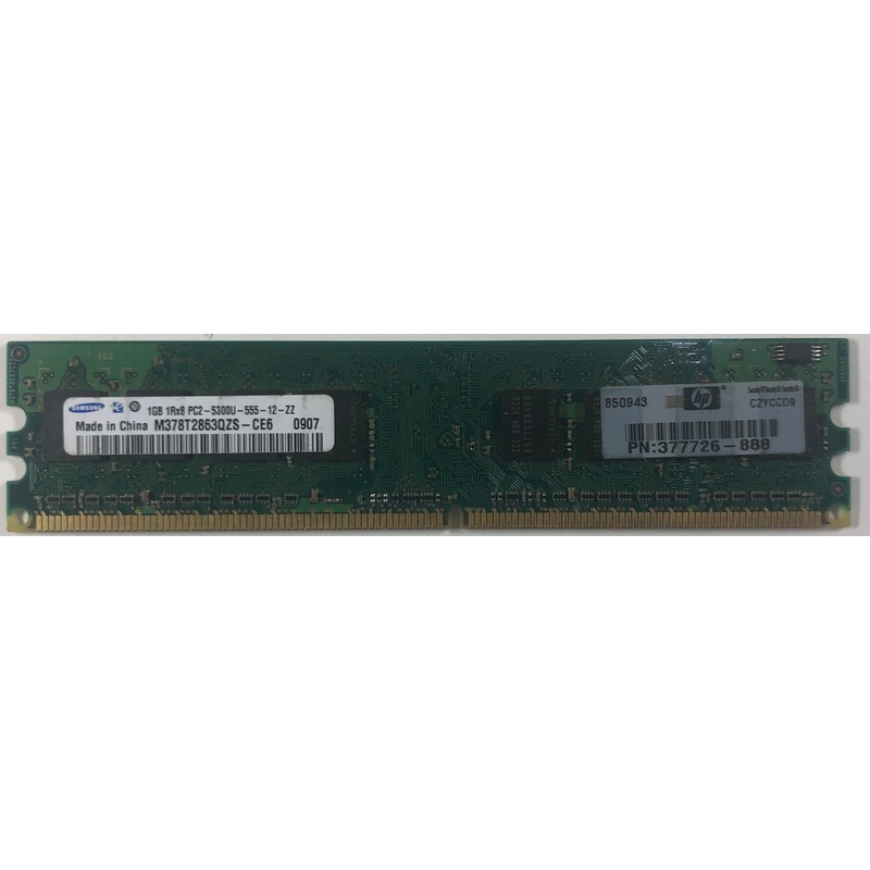 Samsung M378T2863QZS-CE6 1GB DDR2 Desktop RAM Memory