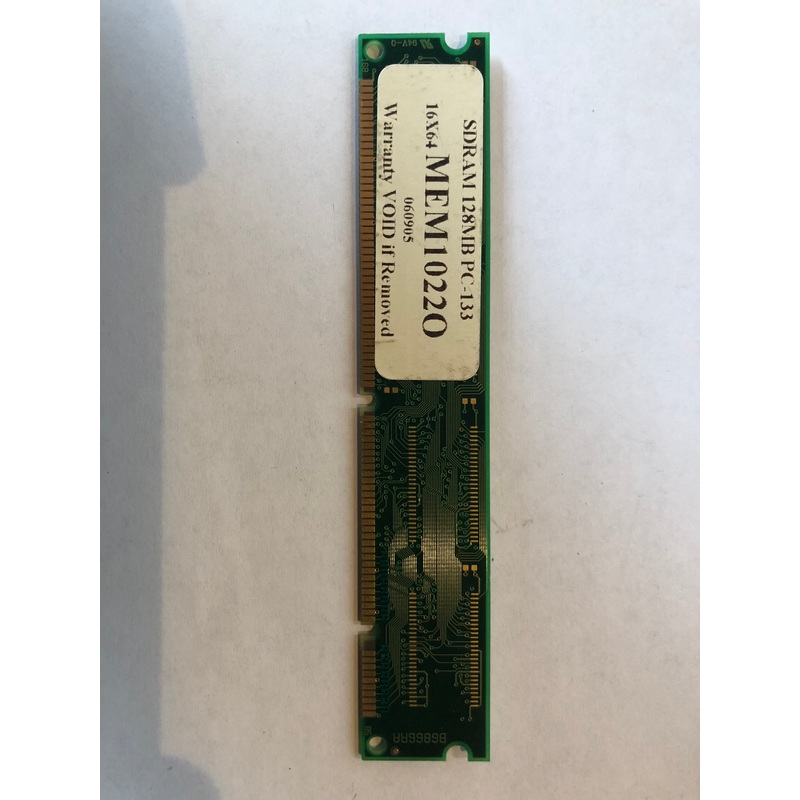 SDRAM 128 MB PC-133 Mem 1022o