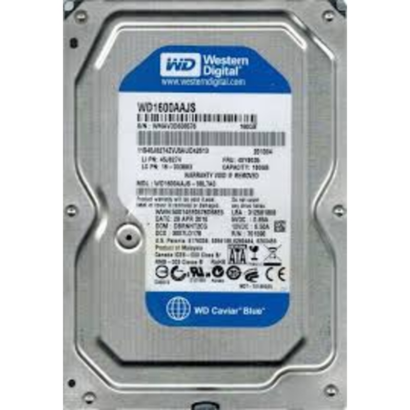 Western Digital Caviar Blue 160GB Hard Drive- WD1600AAJS-08L7A0