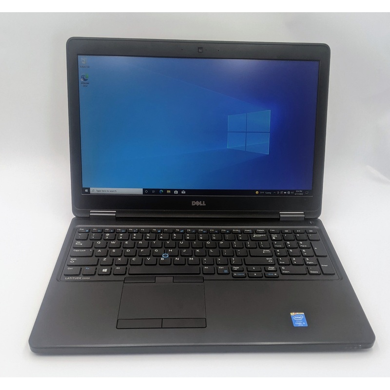 Dell Latitude E5550 Laptop- 240GB SSD, 8GB RAM, Intel i5 CPU, Windows 10 Pro