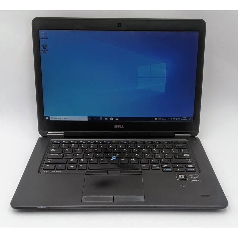 Dell Latitude E7450 Laptop- 480GB SSD, 8GB RAM, Intel i5 CPU, Windows 10 Pro